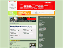 Tablet Screenshot of casadream.it